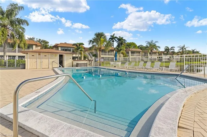 View of pool