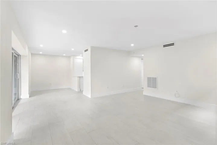 View of unfurnished living room