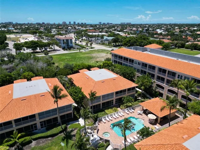 View of urban area with a pool area