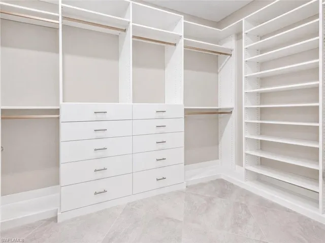 Custom walk-in closet