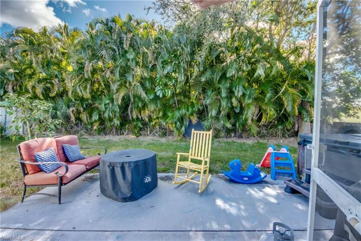 View of patio