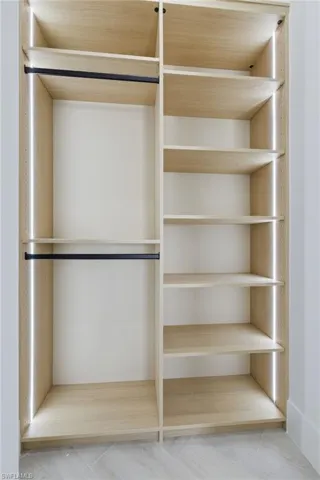 View of closet