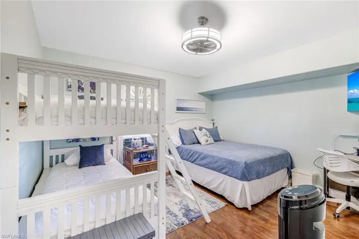 Bedroom featuring wood finished floors