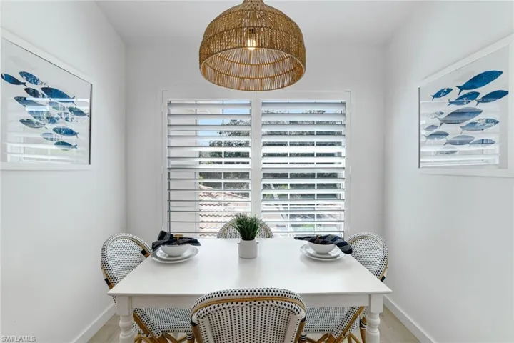 Dining room featuring healthy amount of natural light