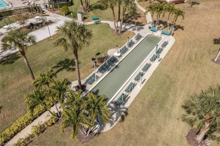 Bocce Court and grill area can be sent in the upper left
