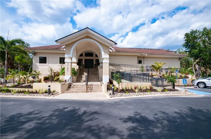 View of front of Clubhouse