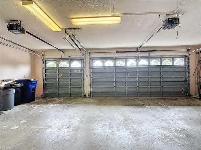 Full 3 bay garage