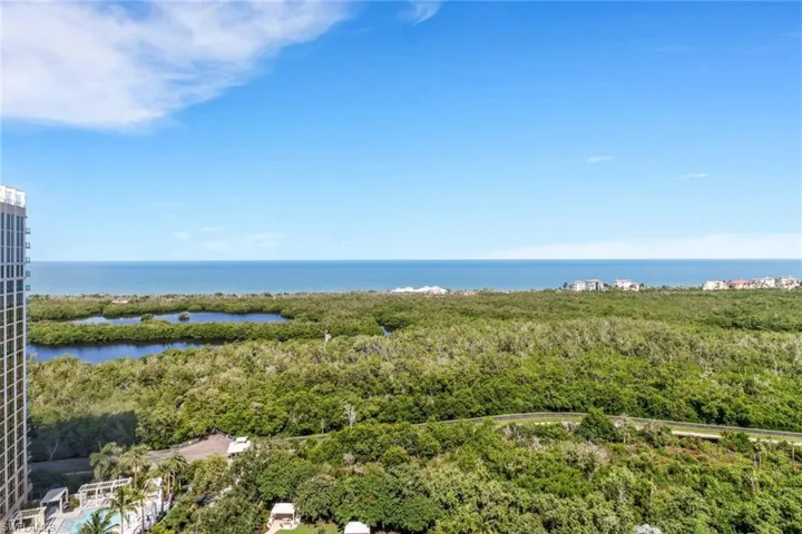 Gorgeous view of the Gulf and Beach Club