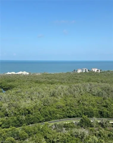 Western view from balcony overlooking Beach Club