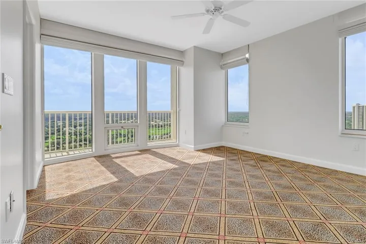 Bedroom facing East