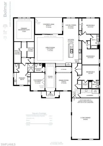 Belmar Floor Plan | Virtual Rendering