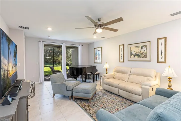 Family Room area open to the lanai