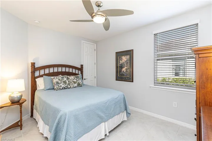 Guest Bedroom on other side of home. Split Bedroom Layout.