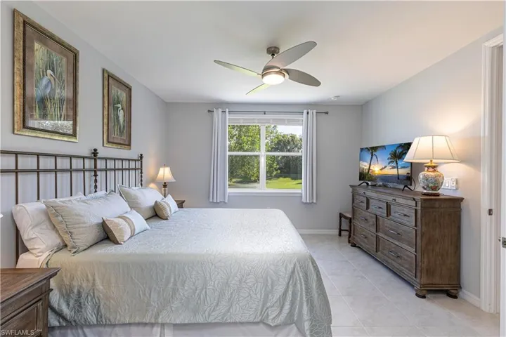 Master Bedroom with lovely water views