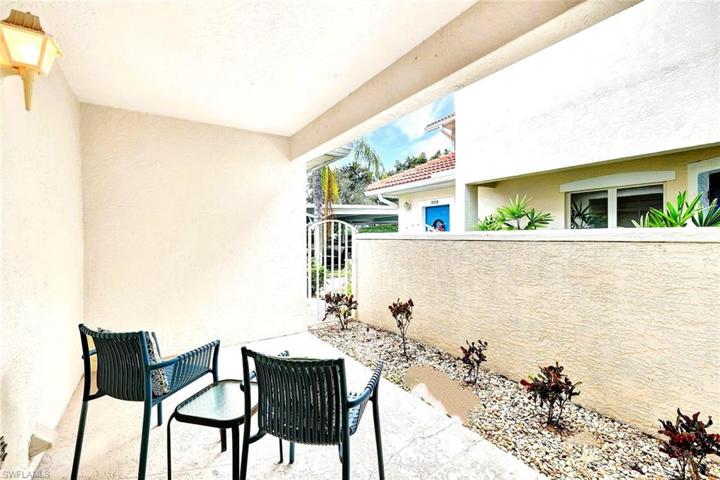 Courtyard off kitchen