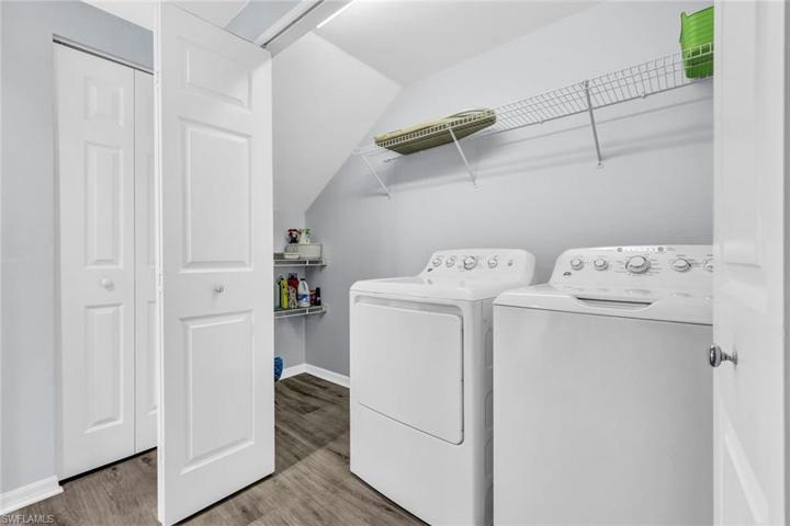 Laundry Area with storage