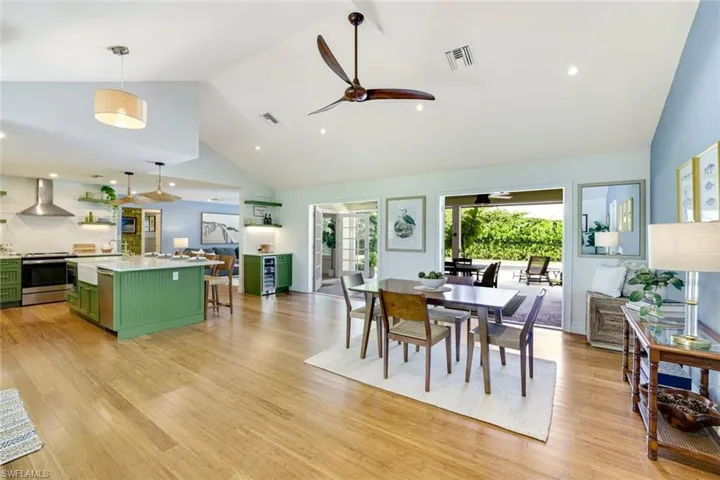 Great room opens to the lanai