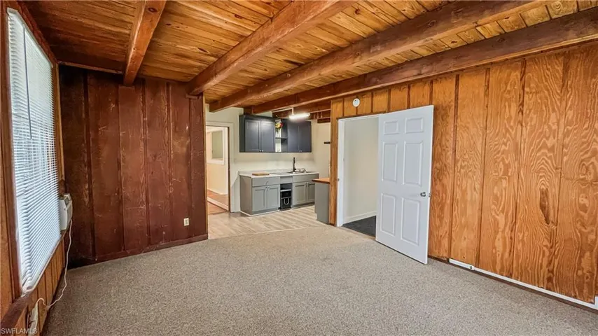 Living area in apartment