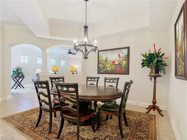 Formal Dining area looking onto Great Room