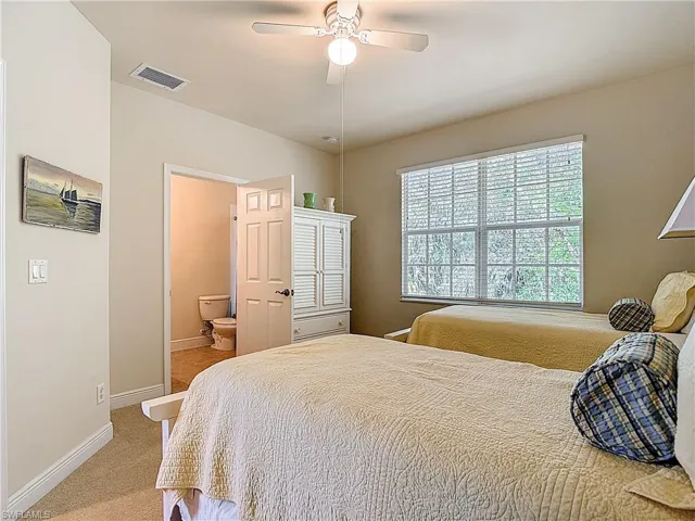 Upstairs Guest Bedroom #2 with Walk in Closet and Bath Suite