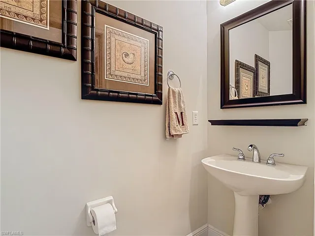 1/2 Bath on Main Floor off of Great Room