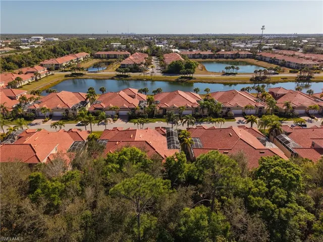 Aerial of homes looking south.