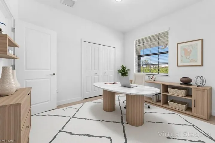 Virtually Staged as an Office