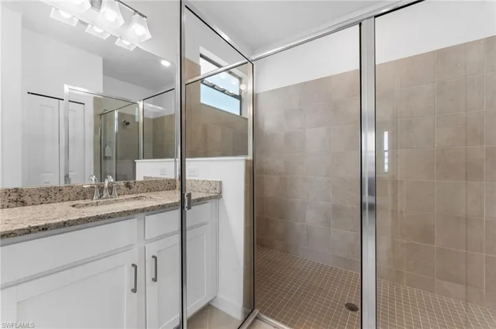 Oversized Glass Enclosed Shower