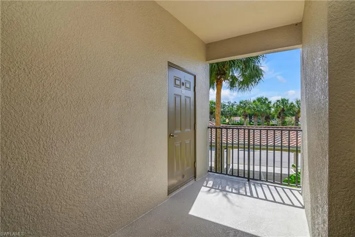 View of private storage unit just outside your front door.