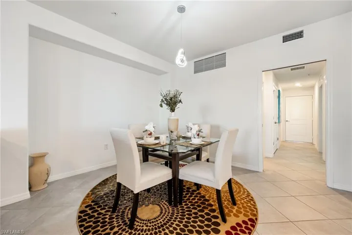 Open dining area