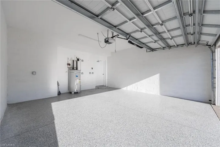 Attached 2-car garage