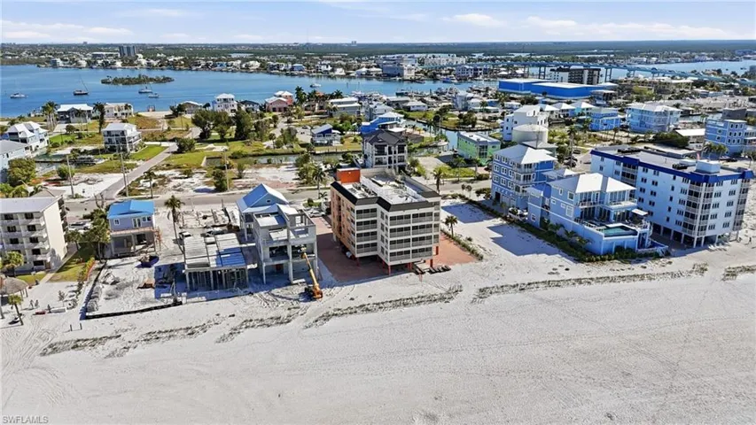 Drone / aerial view of a nearby body of water - Virtually Edited Image