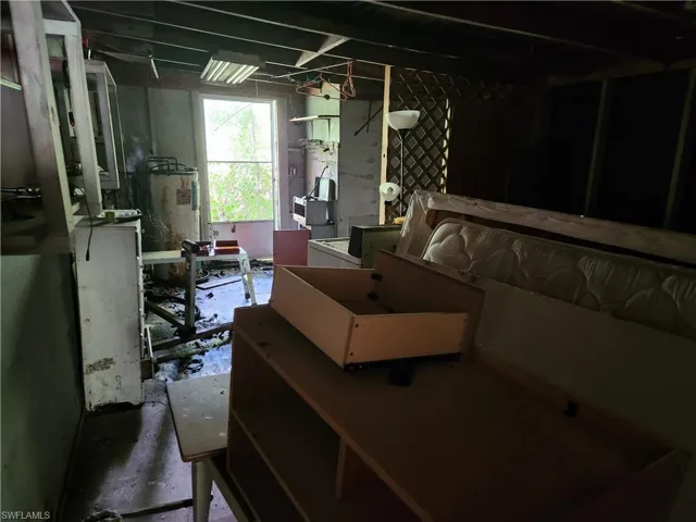 View of basement