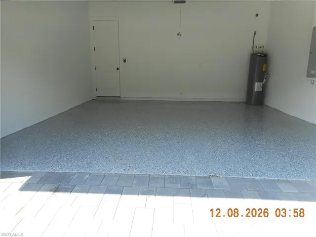 New garage floor update and with recessed lighting.