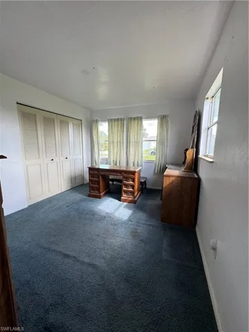 View of carpeted office