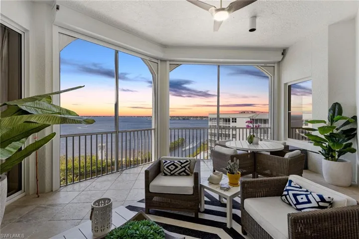 View of the lighthouse and river from your penthouse lanai.