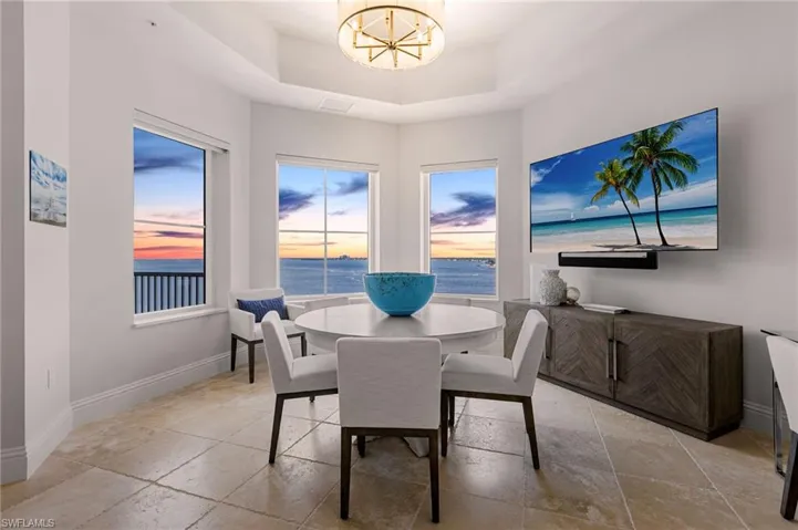 Views from your dining area.