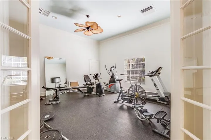 Community fitness room