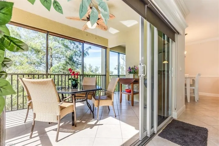 Screened balcony - furniture too!