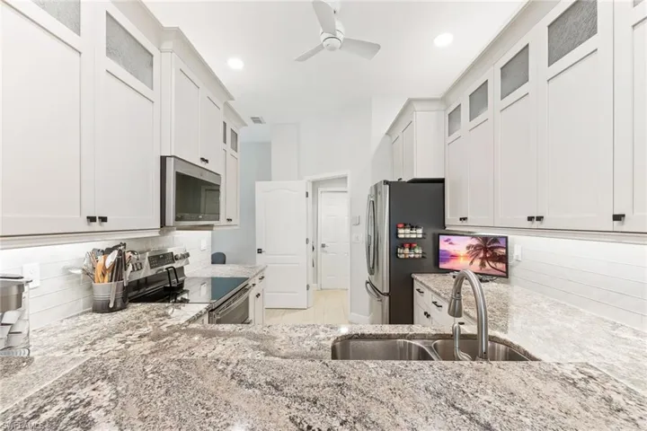 from dining bar back to kitchen
