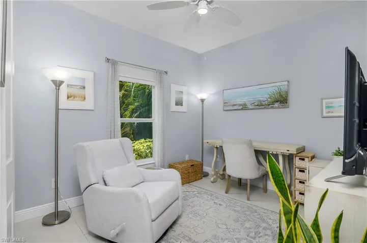 Third bedroom used as home office