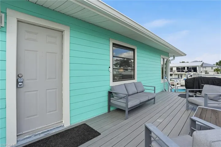 View of deck - Virtually Edited Image