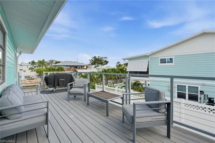 Composite deck with a grill - Virtually Edited Image