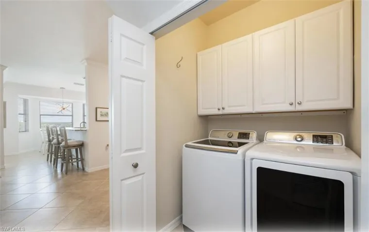 Laundry room with storage