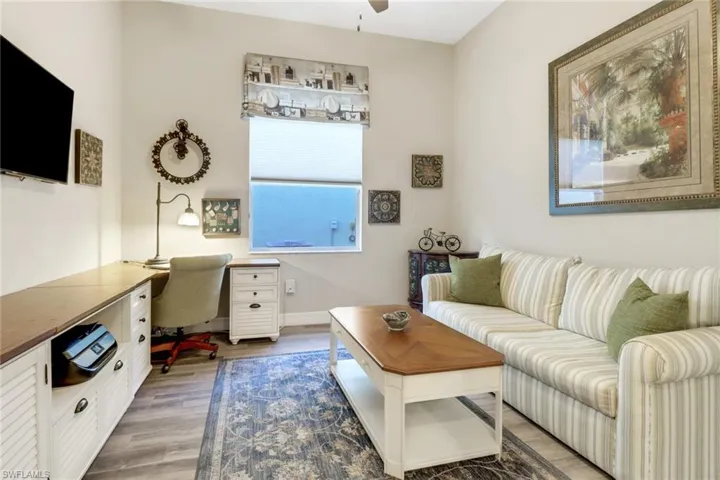 Den (or third bedroom).  Currently used as an office.