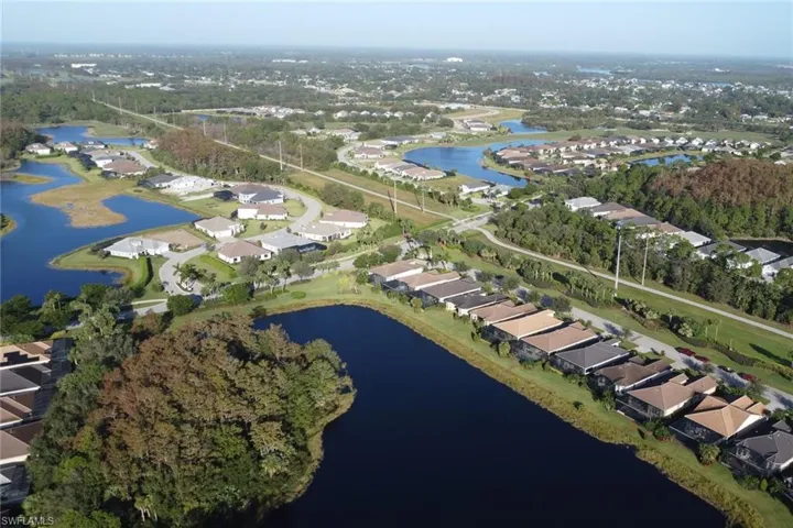 Aerial water view