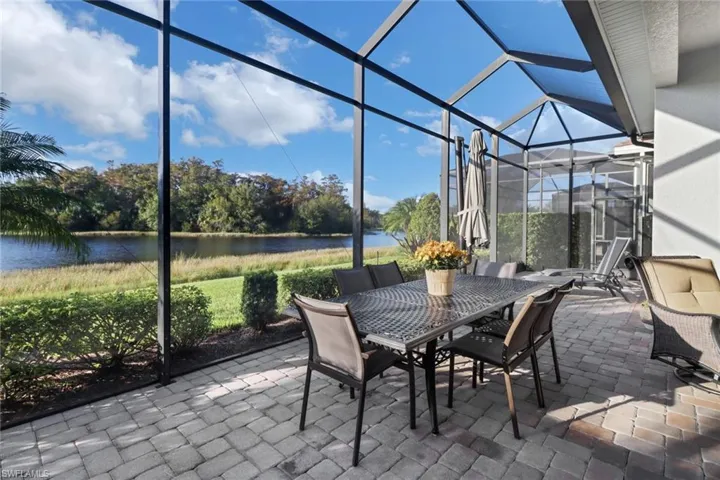 Have dinner outdoors on your lanai.  Florida living at its finest!