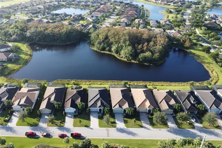 Aerial view of the Willow Bend neighborhood.