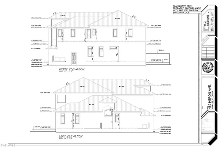 Right & Left Elevations