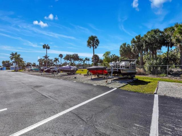 Watercraft on trailer storage